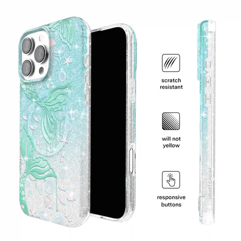 Mermaid Glitter Holo iPhone Case