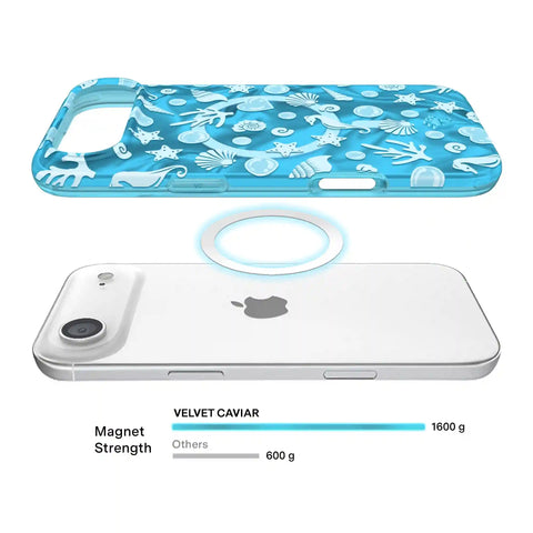 Aquamarine Holo iPhone Case