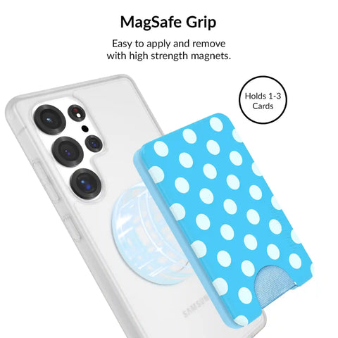 Aquamarine Polka Dot Samsung Bundle Set
