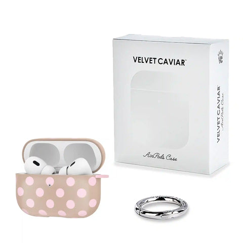 Brown Sugar Polka Dot AirPod Case