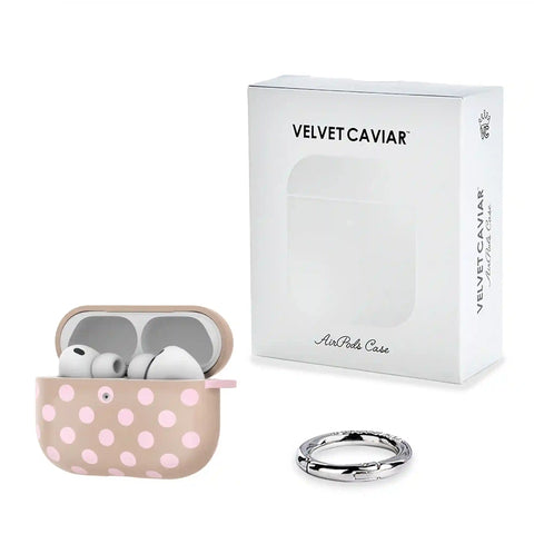 Brown Sugar Polka Dot AirPod Case