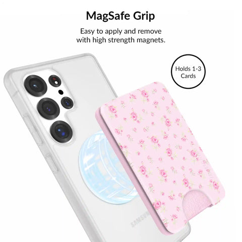 Dainty Pink Floral Samsung Bundle Set