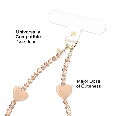Nude Heart Phone Charm