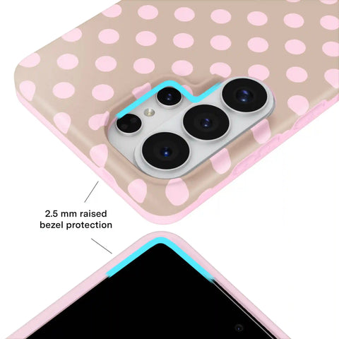 Brown Sugar Polka Dot Samsung Case