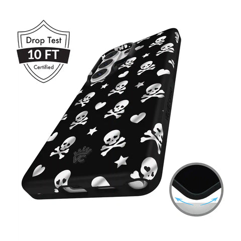 Chrome Skulls Samsung Case