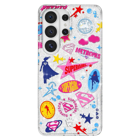 Supergirl Krypto Glitter Samsung Case