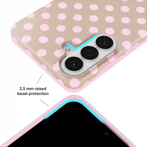 Brown Sugar Polka Dot Samsung Case