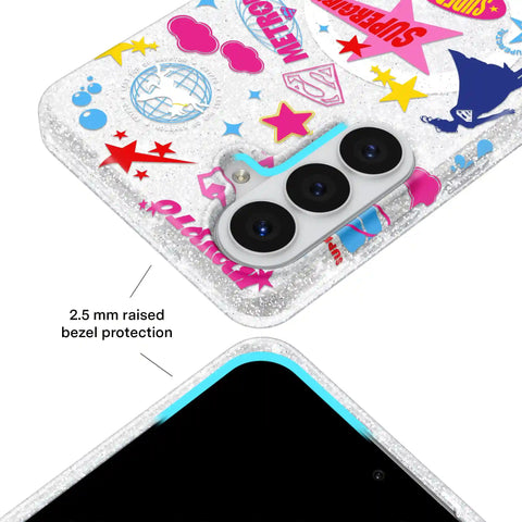 Supergirl Krypto Glitter Samsung Case