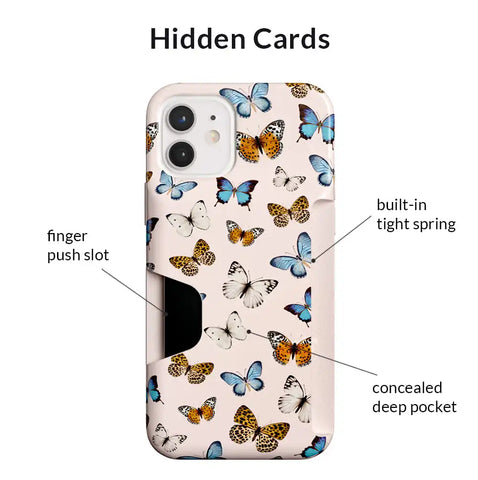 Butterfly iPhone Wallet Case