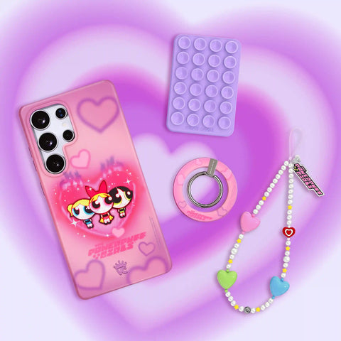 The Powerpuff Girls Airbrush Hearts Samsung Case
