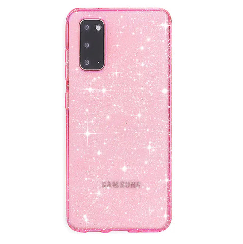 Pink Stardust Glitter Samsung Case