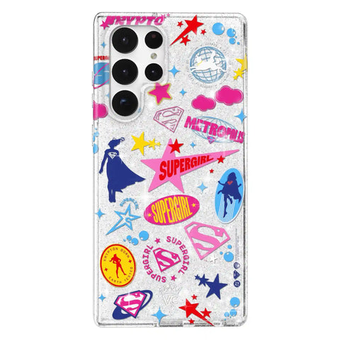 Supergirl Krypto Glitter Samsung Case