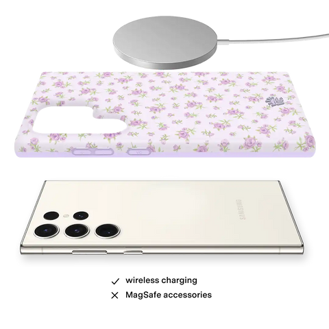 Dainty Lilac Floral Samsung Case